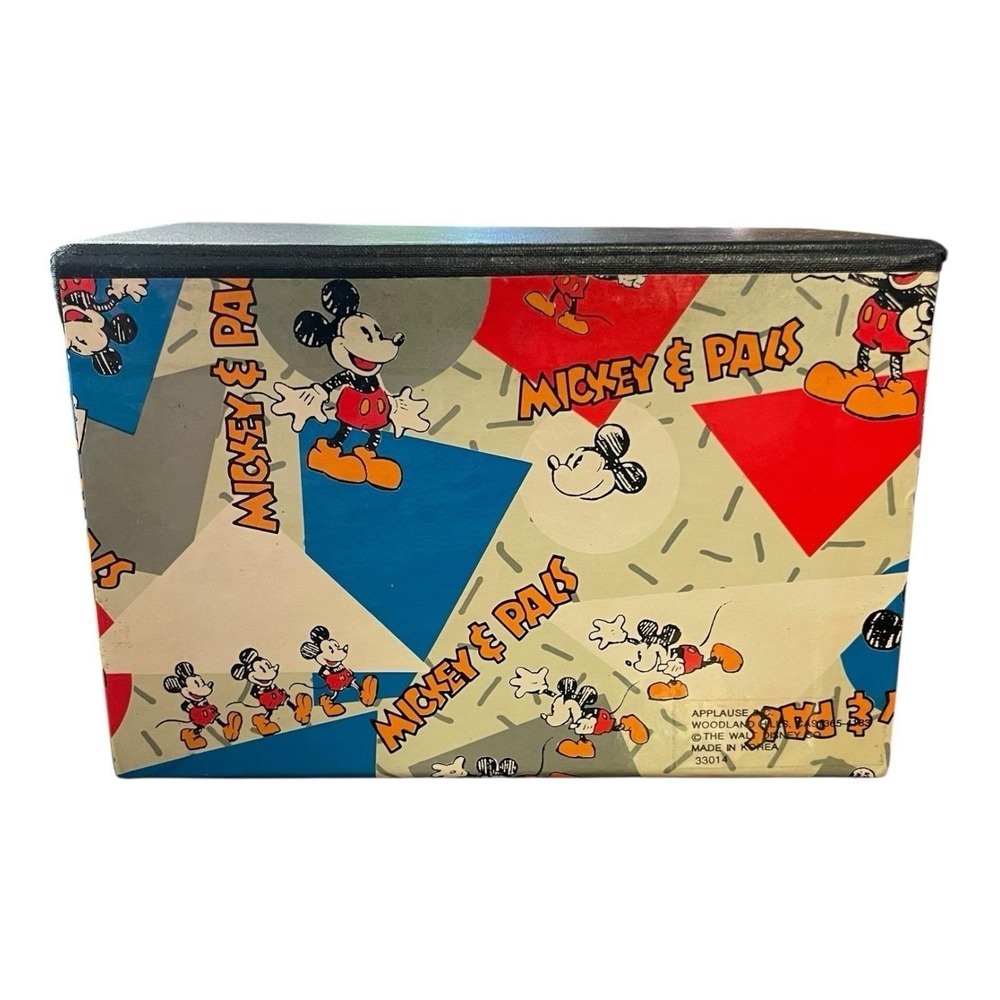 Disney Mickey Mouse and Pals Applause Index Card File Box